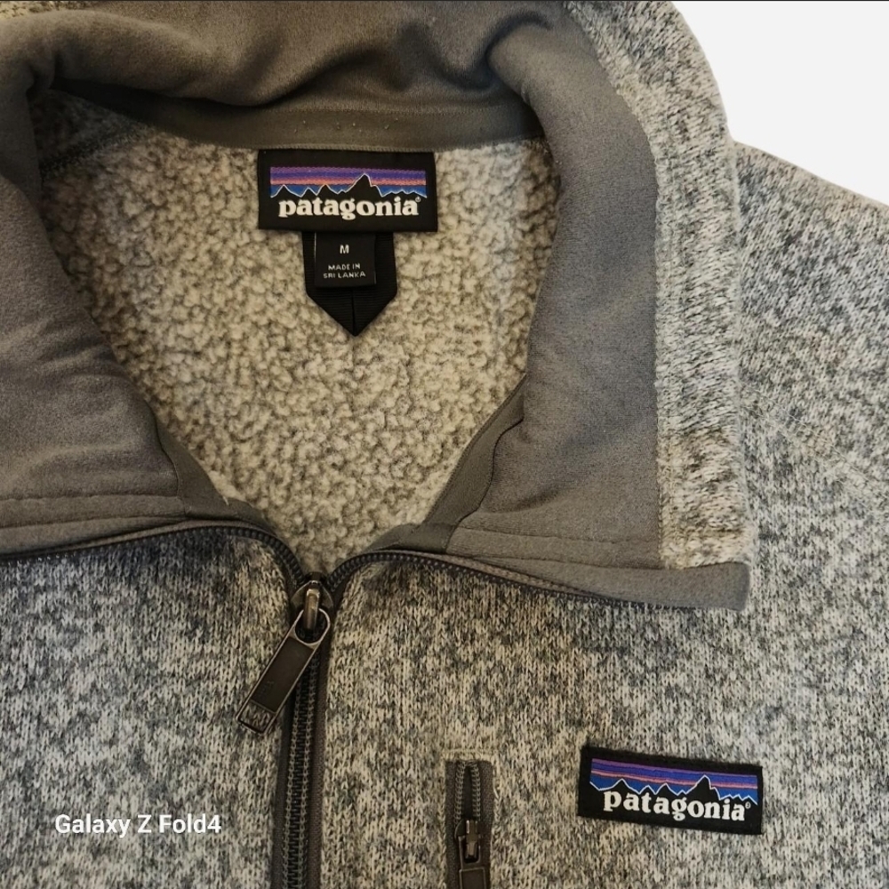 Patagonia Gray Heather Full-Zip Fleece Vest - Picture 2 of 6
